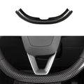 Upper / Lower Steering Wheel Trim for Tesla Model 3 / Y | Carbon Fiber Interior - Tesevo