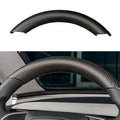 Upper / Lower Steering Wheel Trim for Tesla Model 3 / Y | Carbon Fiber Interior - Tesevo