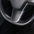 Upper / Lower Steering Wheel Trim for Tesla Model 3 / Y | Carbon Fiber Interior - Tesevo