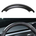 Upper / Lower Steering Wheel Trim for Tesla Model 3 / Y | Carbon Fiber Interior - Tesevo