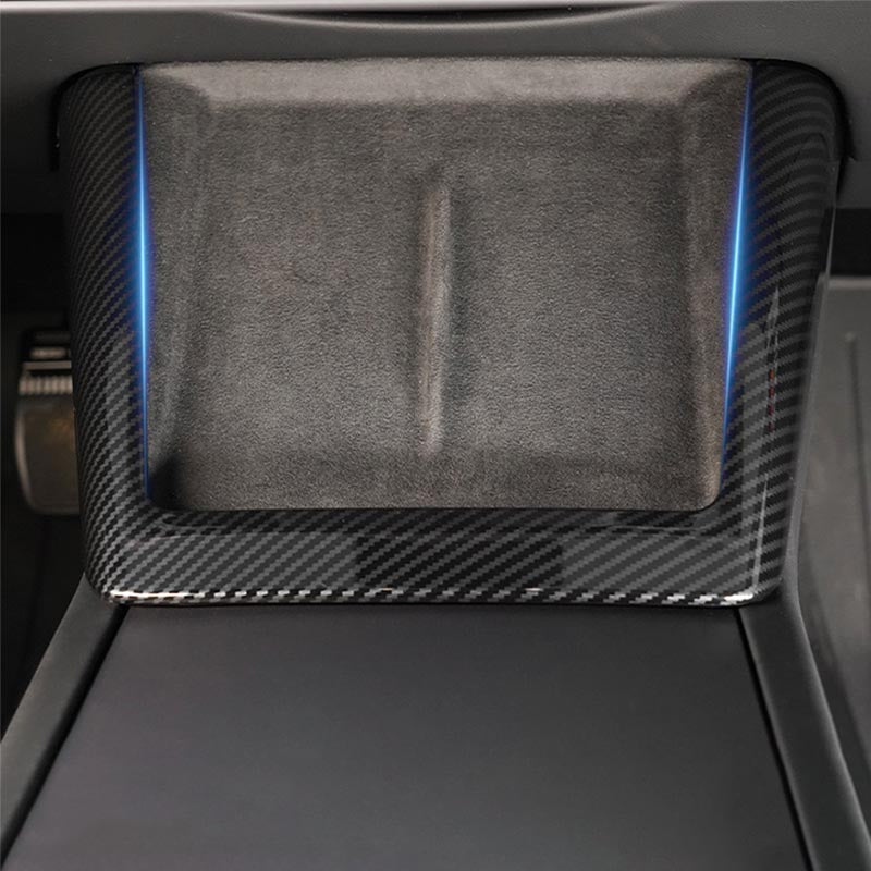 TESEVO wireless charger edge trim Highland Y Juniper – close-up detail